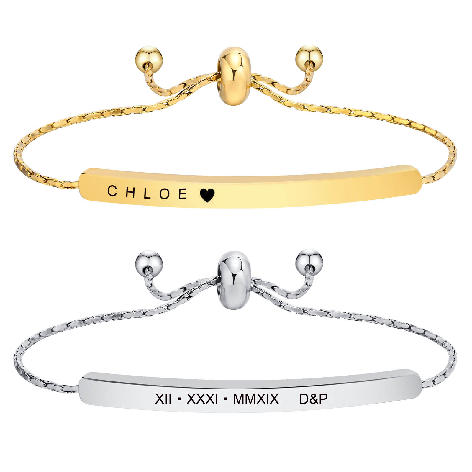 Personalized Engraved Bar Brac - Coordinates Bracelet ulasan dan harga