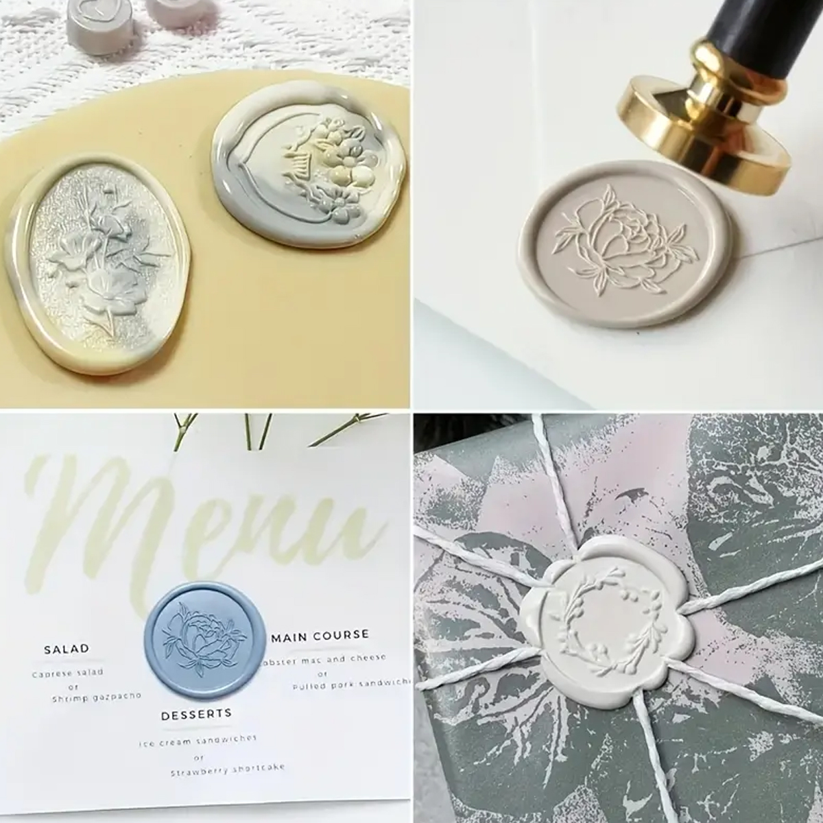 100pc/bag Wax Seal Beads Kit,D - Wax Seal Letter Kit ulasan dan harga