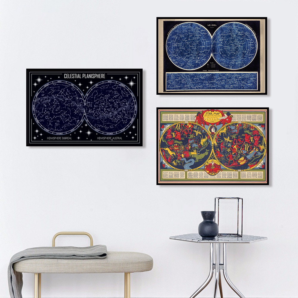 1pc Celestial Planisphere Map  - Custom Star Map ulasan dan harga