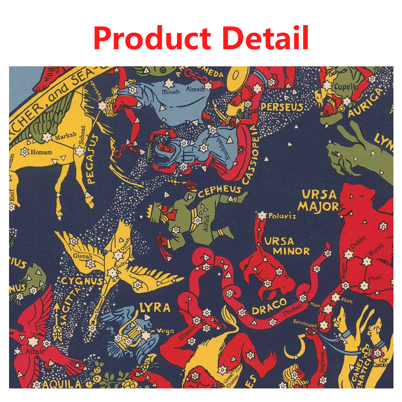 1pc Celestial Planisphere Map  - Custom Star Map ulasan dan harga