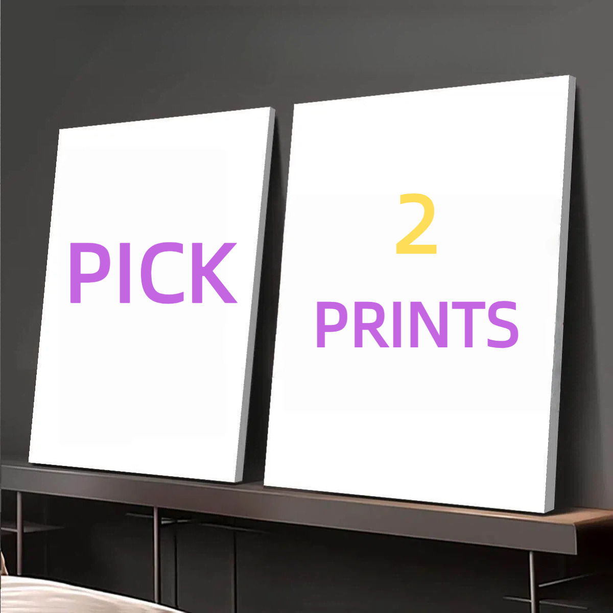 2pcs/set of custom canvas phot - Custom Map Poster ulasan dan harga