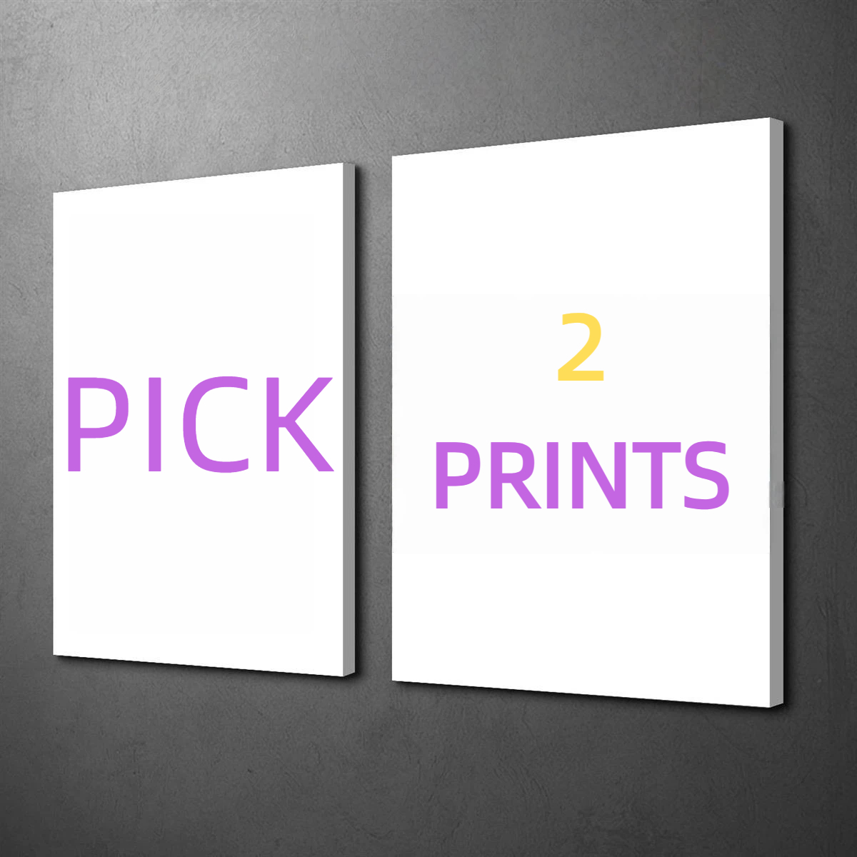 2pcs/set of custom canvas phot - Custom Map Poster ulasan dan harga