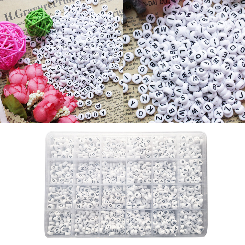 1350Pcs Oblate Letter Beads Pl - Coordinates Bracelet ulasan dan harga
