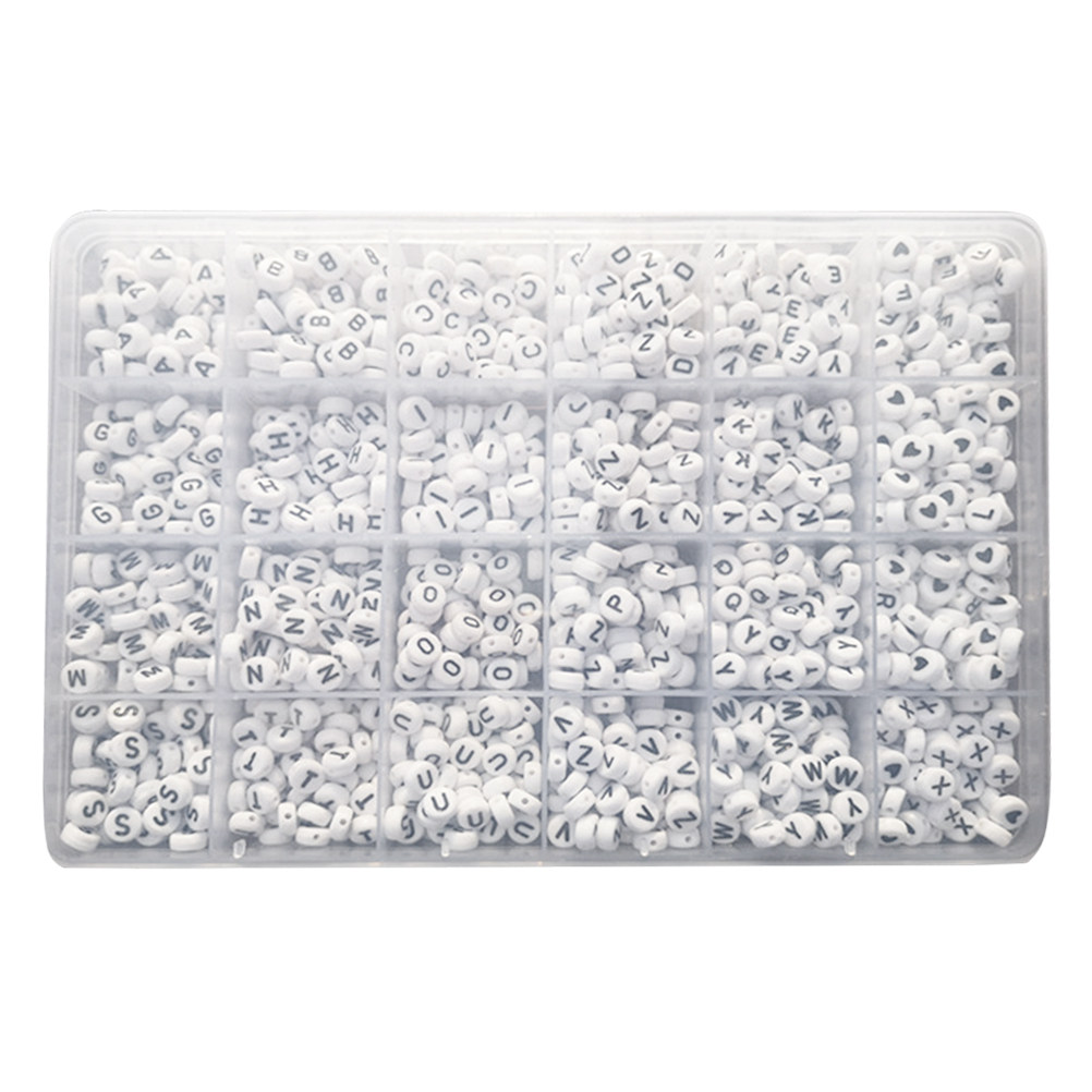 1350Pcs Oblate Letter Beads Pl - Coordinates Bracelet ulasan dan harga