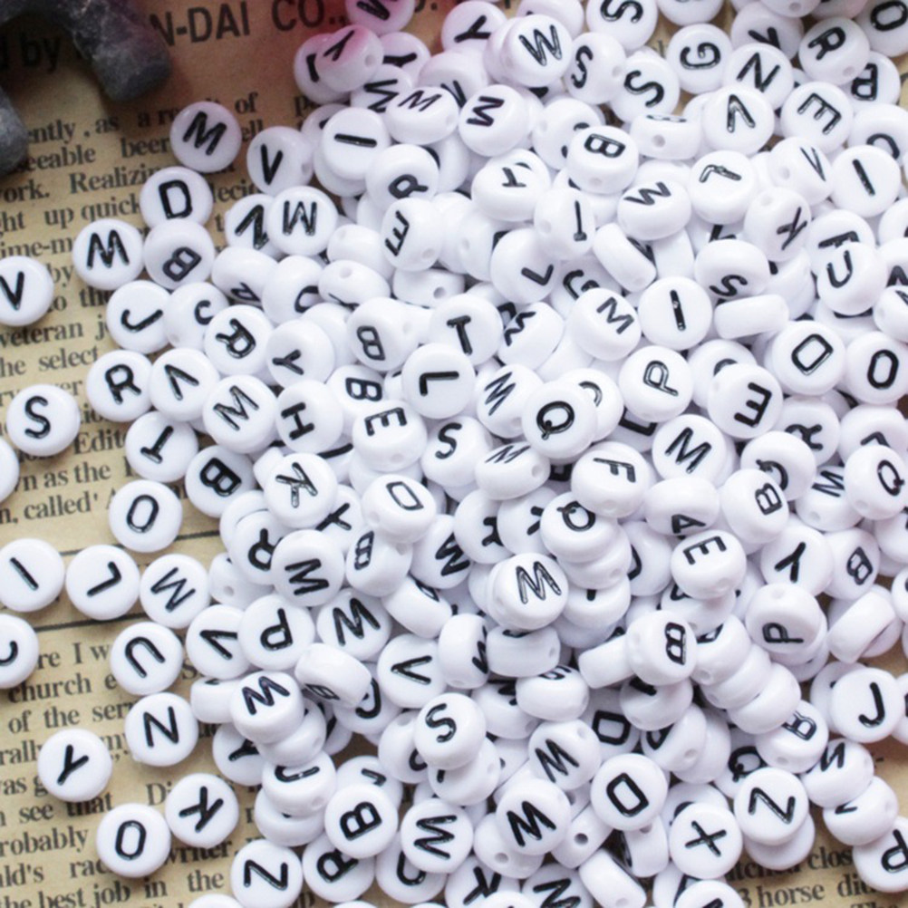 1350Pcs Oblate Letter Beads Pl - Coordinates Bracelet ulasan dan harga