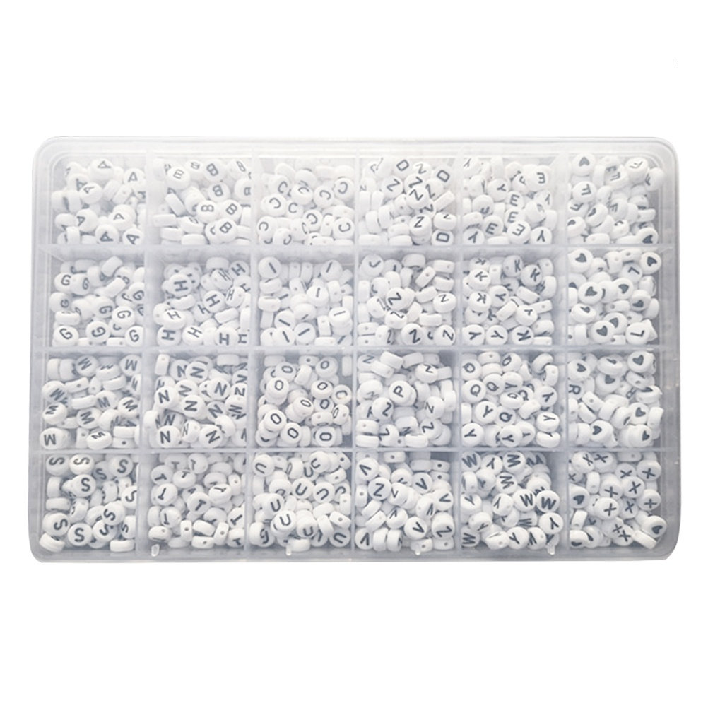 1350Pcs Oblate Letter Beads Pl - Coordinates Bracelet ulasan dan harga