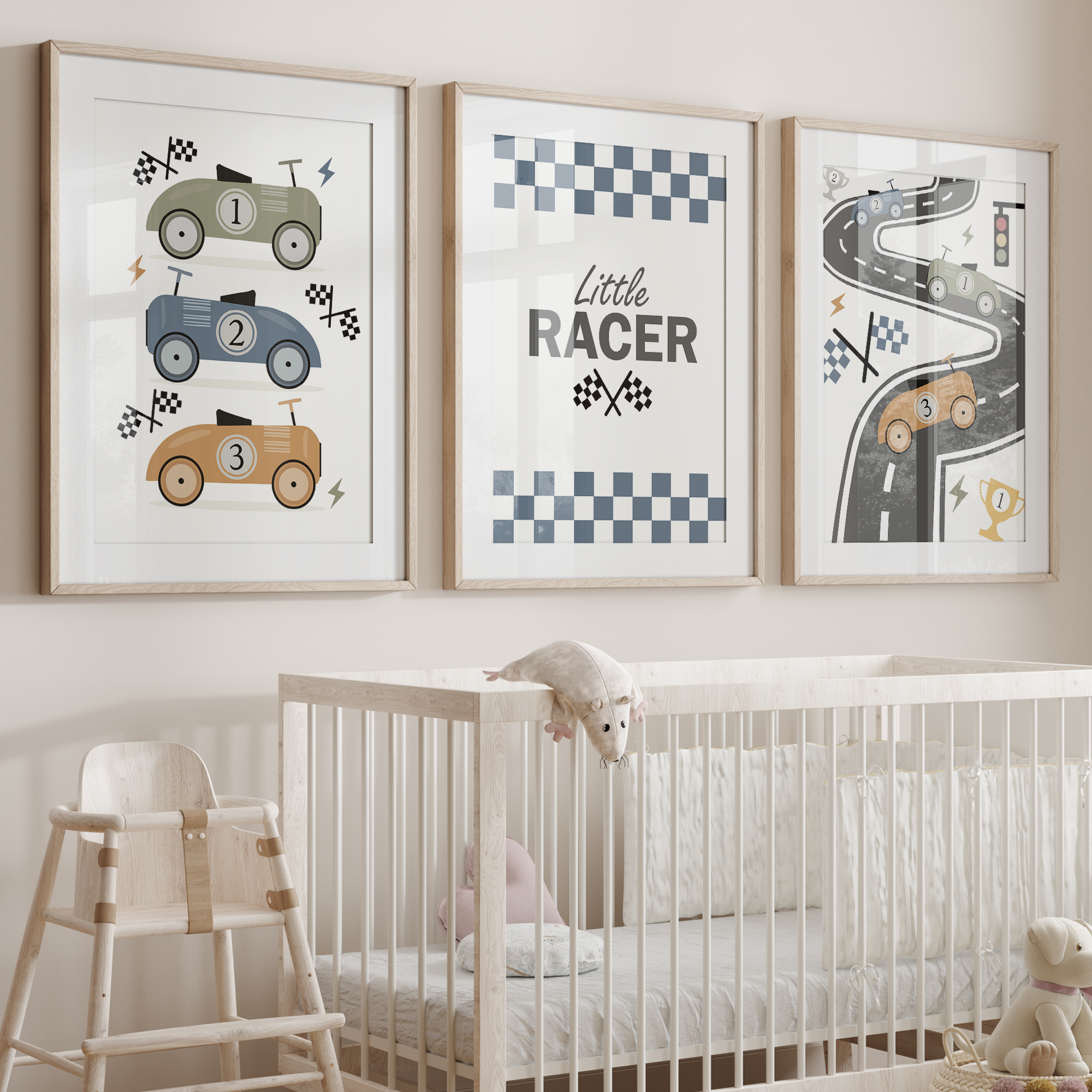 3pcs Minimalist,Cartoon Car Ra - Personalized Name Box ulasan dan harga