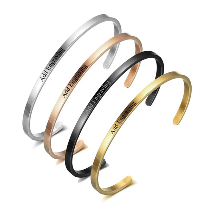 4mm Customized Personality Eng - Coordinates Bracelet ulasan dan harga