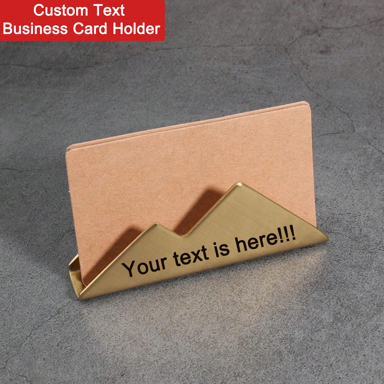 Custom Name Business Card Hold - Personalized Name Box ulasan dan harga