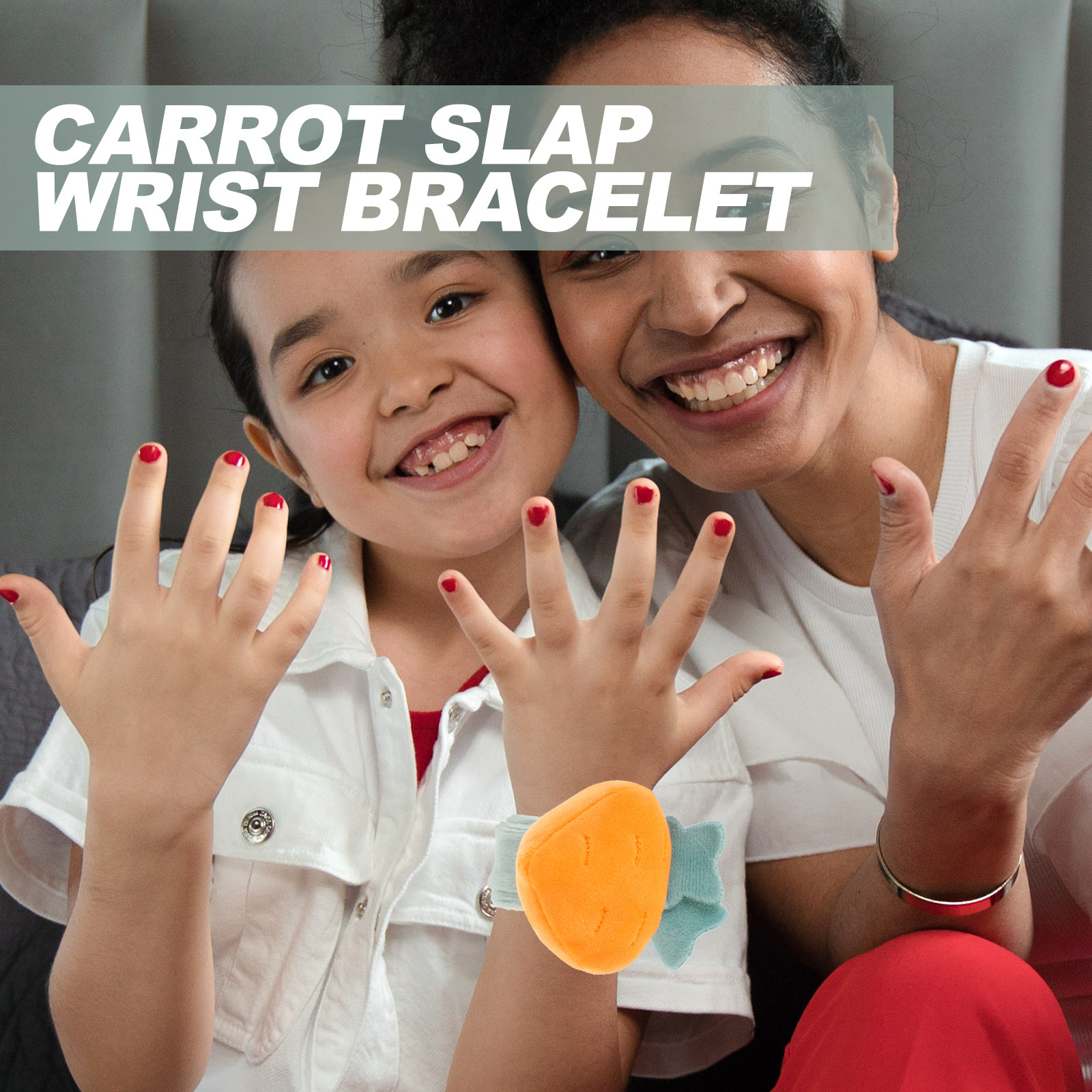 Carrot Slap Wrist Bracelet Sof - Coordinates Bracelet ulasan dan harga