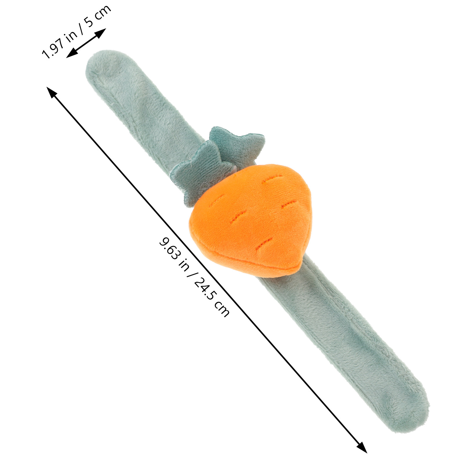 Carrot Slap Wrist Bracelet Sof - Coordinates Bracelet ulasan dan harga
