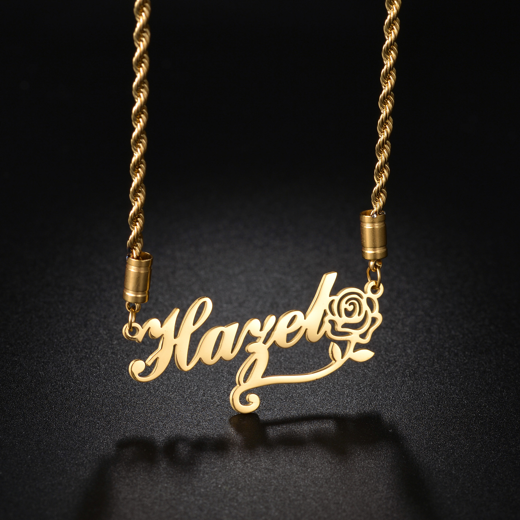 Atoztide Personalized Custom N - Birth Flower Necklace ulasan dan harga