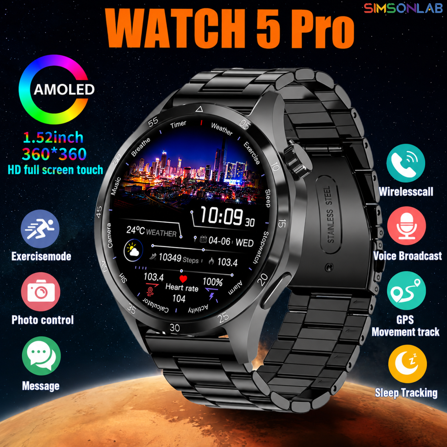 2026 Watch 5 Pro GPS Track Com - Custom Photo Book ulasan dan harga