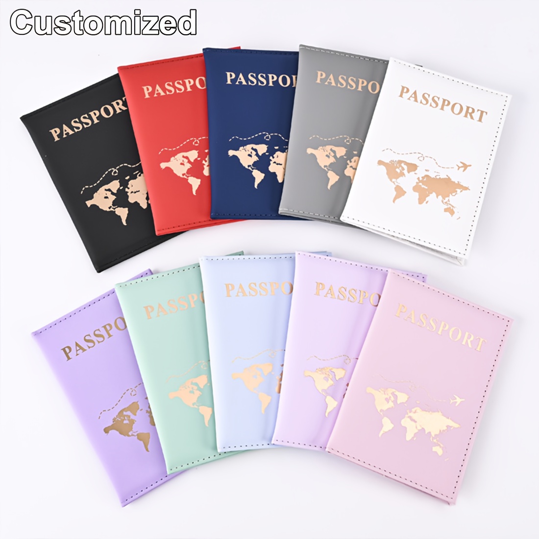 Custom Name World Map Passport - Personalized Name Box ulasan dan harga