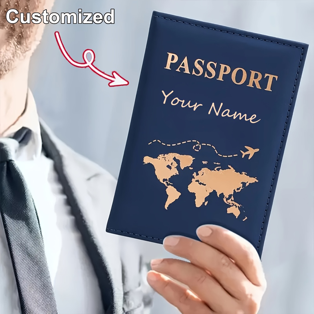 Custom Name World Map Passport - Personalized Name Box ulasan dan harga