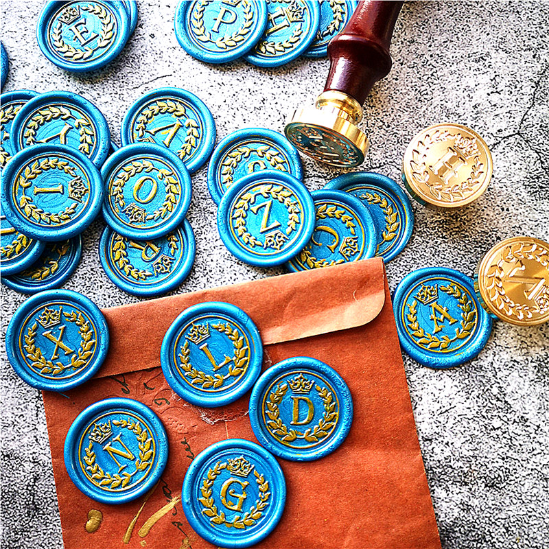 26 Letter A - Z crown Wax Seal - Wax Seal Letter Kit ulasan dan harga