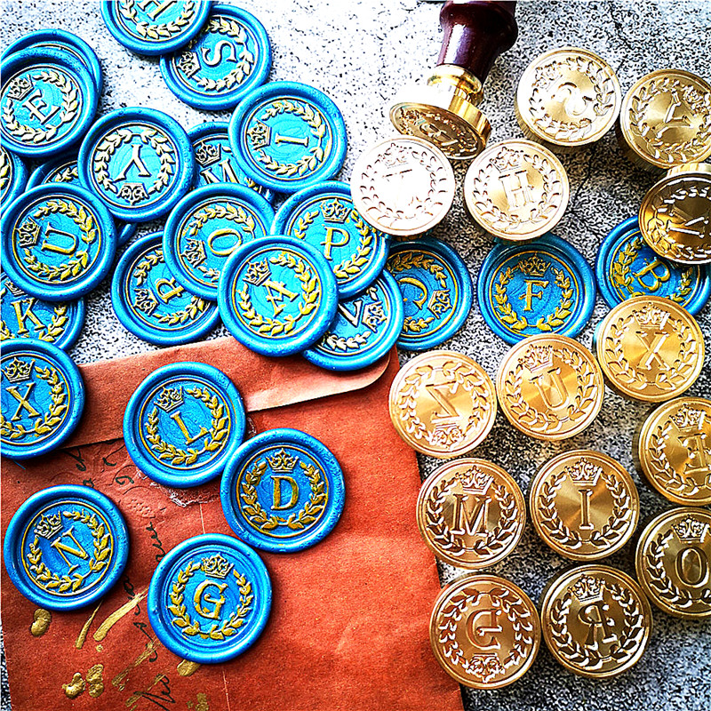 26 Letter A - Z crown Wax Seal - Wax Seal Letter Kit ulasan dan harga