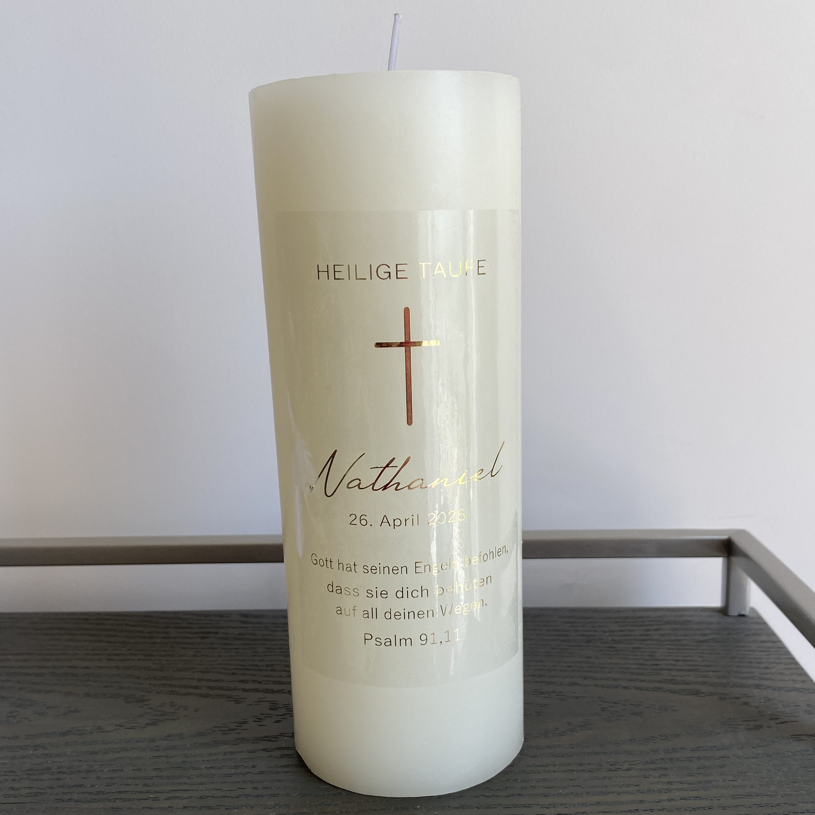 Personalized My Holy Baptism C - Personalised Candle Label ulasan dan harga