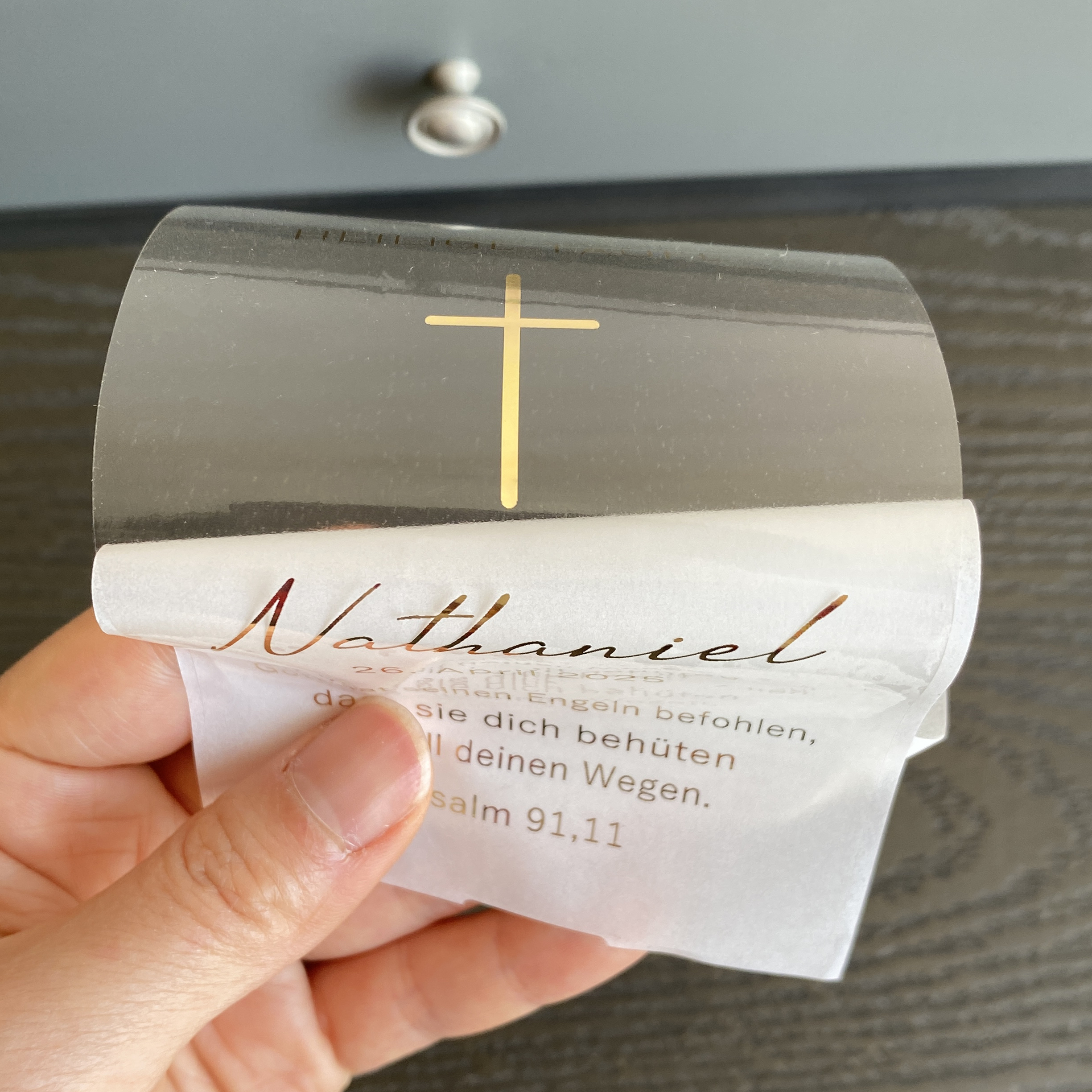 Personalized My Holy Baptism C - Personalised Candle Label ulasan dan harga
