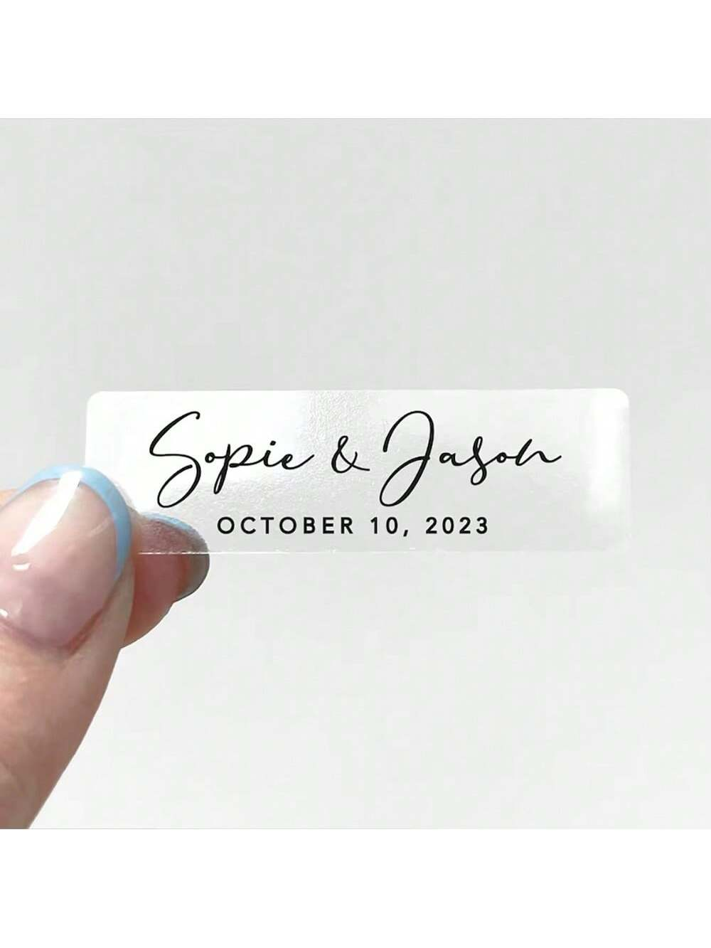 Custom Aluminum Foil Transpare - Personalised Candle Label ulasan dan harga