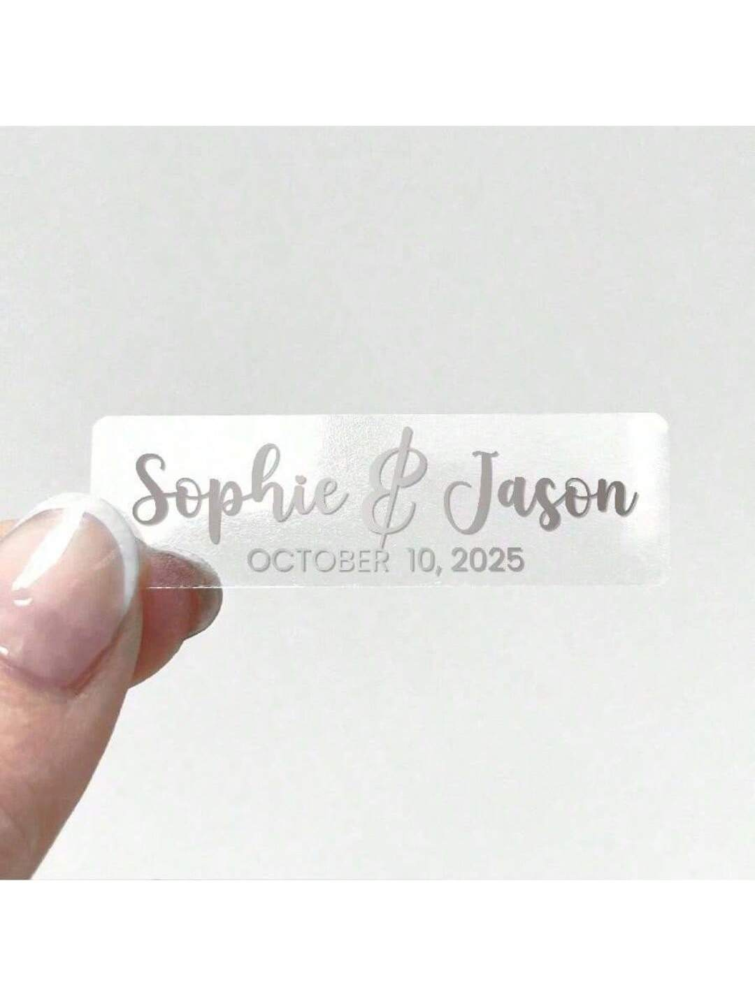 Custom Aluminum Foil Transpare - Personalised Candle Label ulasan dan harga