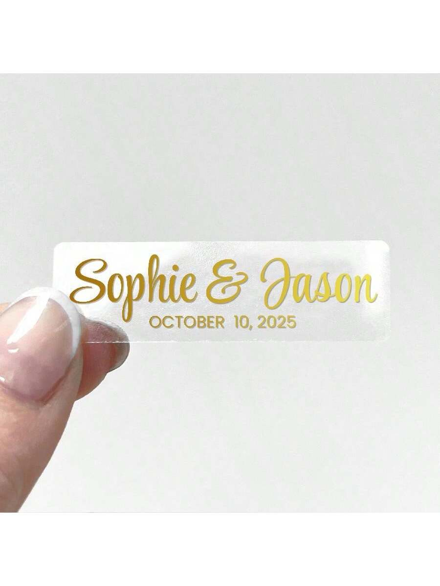 Custom Aluminum Foil Transpare - Personalised Candle Label ulasan dan harga