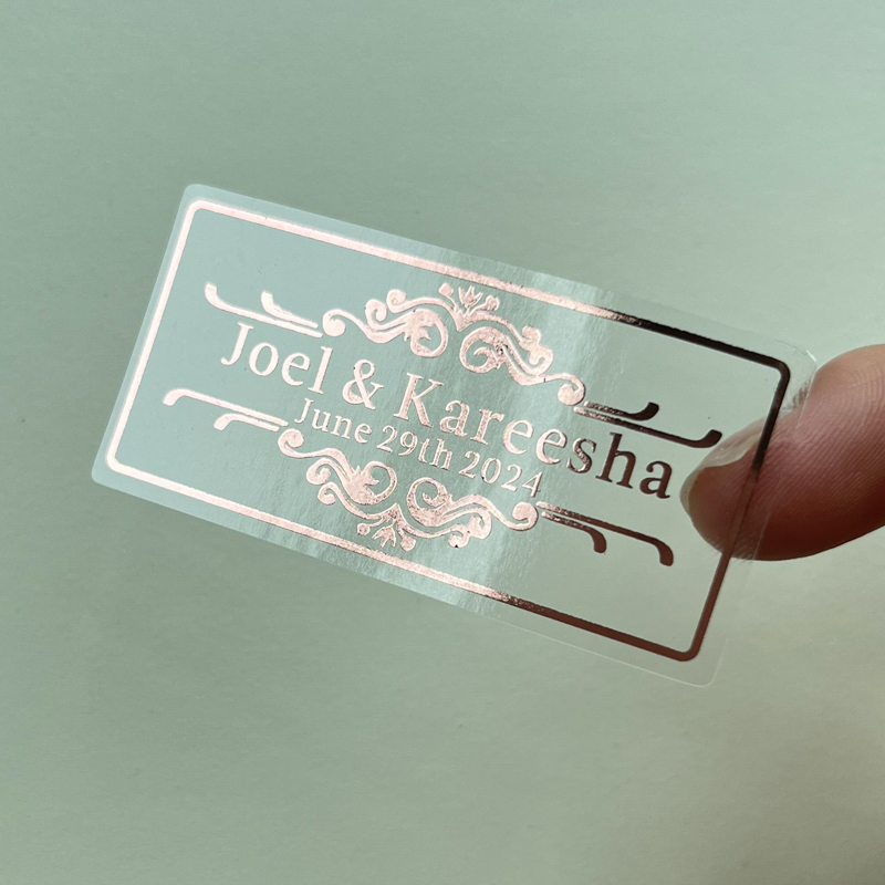 Personalized Real Silver Foil  - Personalised Candle Label ulasan dan harga