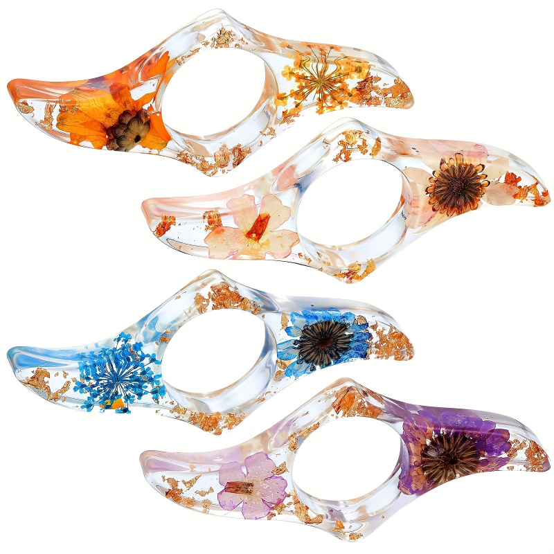1/3 Pcs Dried Flower Resin Boo - Dried Flower Bookmark ulasan dan harga