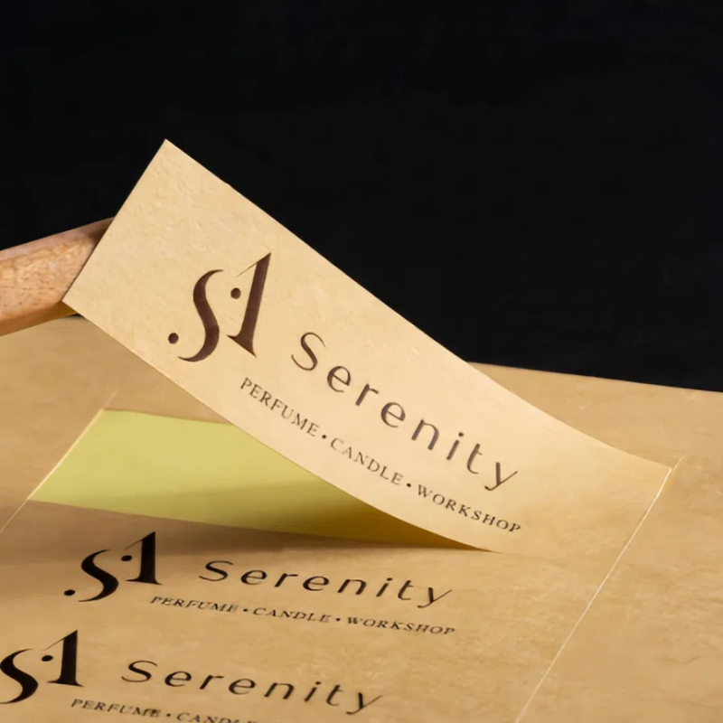 500Pcs Custom Transparent Stic - Personalised Candle Label ulasan dan harga