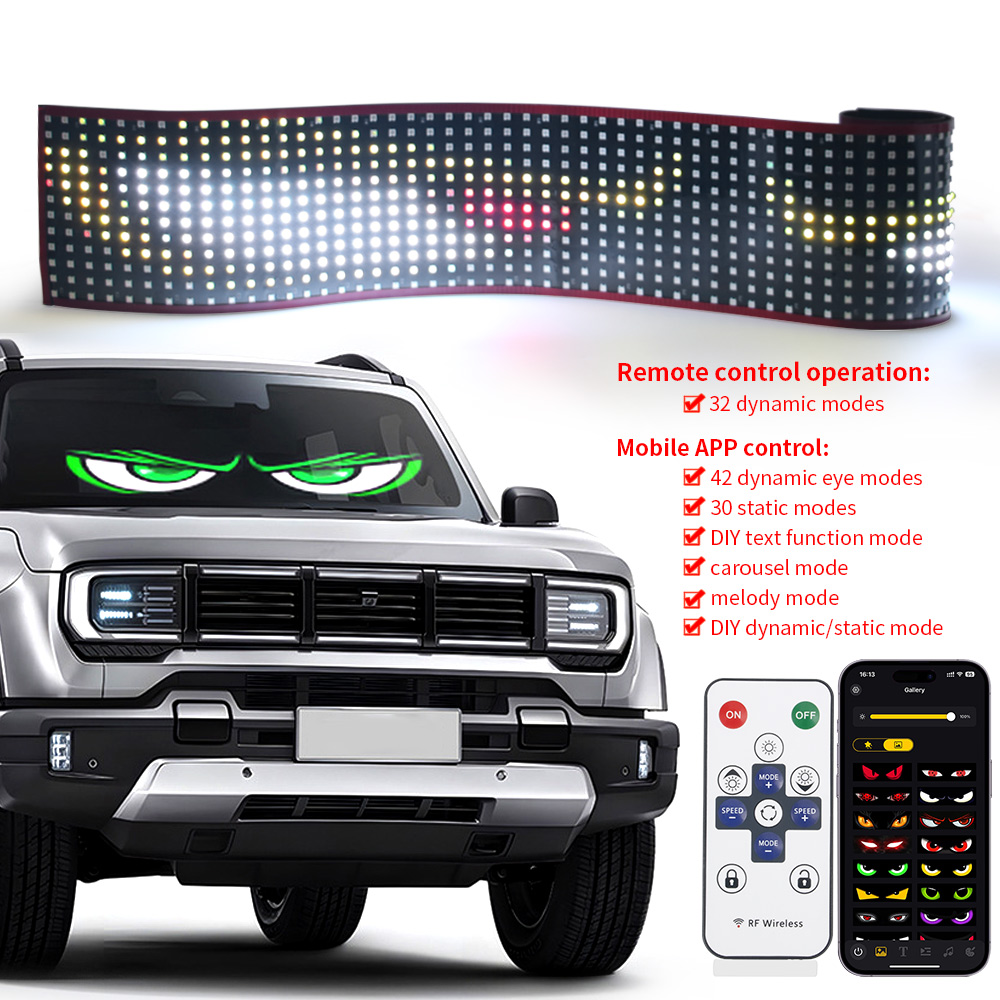 Truck Devil Eyes LED Light APP - Custom Map Poster ulasan dan harga