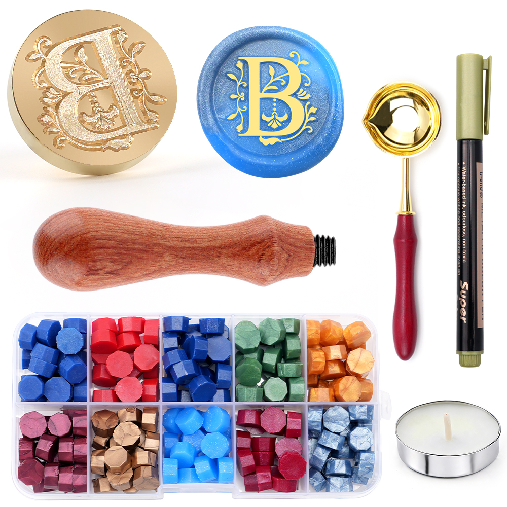 A-Z letter Wax Seal Stamp Kit  - Wax Seal Letter Kit ulasan dan harga