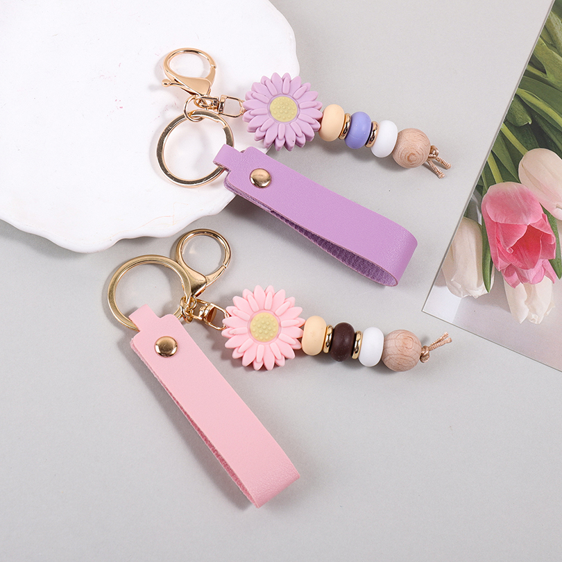 Daisy Pendant Custom Text Keyc - Initial Ring Custom ulasan dan harga