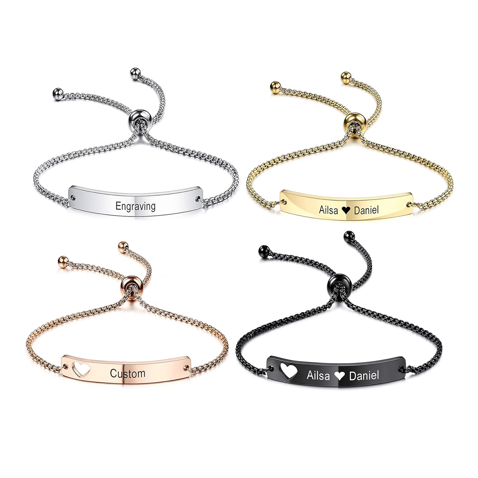 Personalized Engraved Bar Brac - Coordinates Bracelet ulasan dan harga
